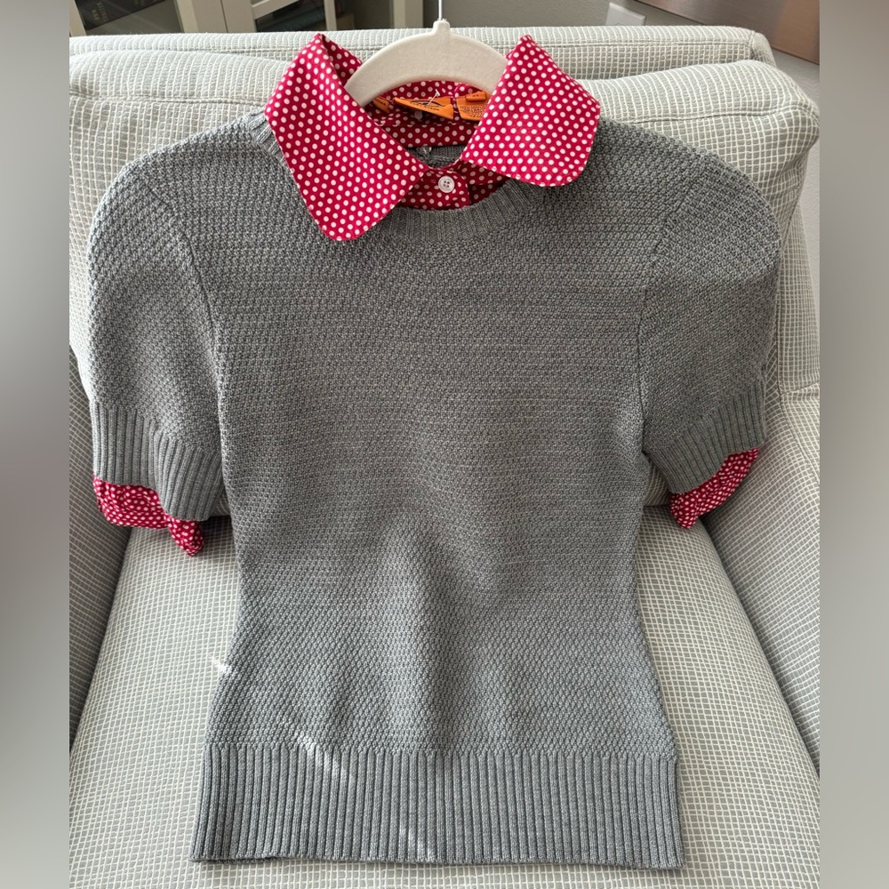 Tory Burch 100% Wool Sweater Knit Top